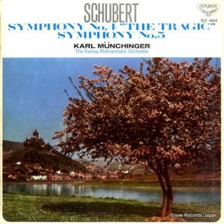 MUNCHINGER, KARL schubert; symphony no.4 