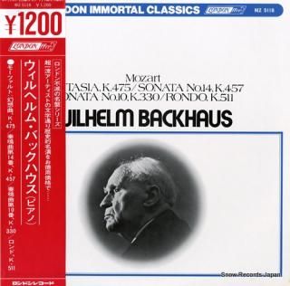 BACKHAUS, WILHELM backhaus plays mozart MZ5118