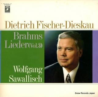 FISCHER-DIESKAU, DIETRICH brahms; lieder vol.3 EAC-80152