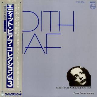 PIAF, EDITH edith piaf collection vol.3 FDX-272