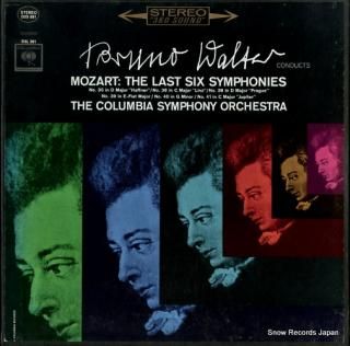 WALTER, BRUNO mozart; the last six symphonies D3S691