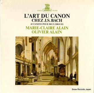 ALAIN, MARIE-CLAIRE bach; l'art du canon STU71103
