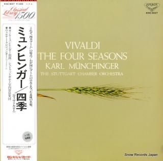 MUNCHINGER, KARL vivaldi; the four seasons K15C8027