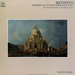 MEHTA, ZUBIN beethoven; symphony no.3 
