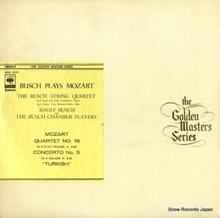 BUSCH, ADOLF busch plays mozart SONC15119