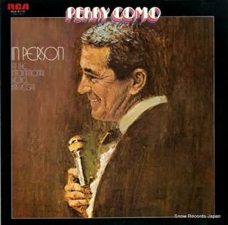 COMO, PERRY in person at the international hotel las vegas RCA-5110