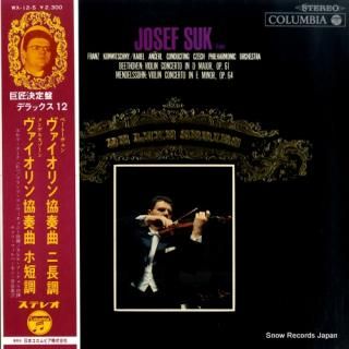 SUK, JOSEF beethoven; violin concerto in d major, op.61 WX-12-S