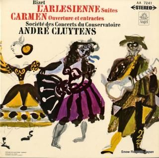 CLUYTENS, ANDRE bizet; l'arlesienne suite no.1 & no.2, carmen suite AA-7241