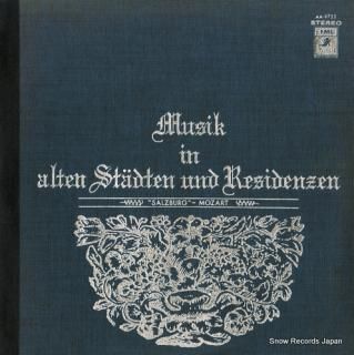 PAUMGARTEUMS, BERNHARD musik in alten stadten und residenzen 