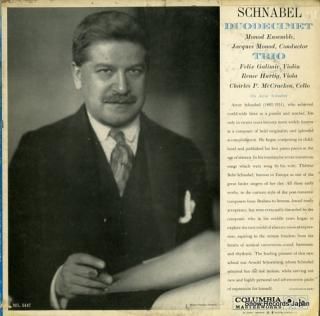 MONOD, JACQUES schnabel; duodecimet/trio ML5447