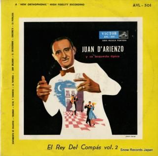 D'ARIENZO, JUAN el rey del compas vol.2 AVL501
