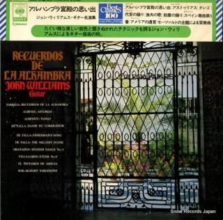 WILLIAMS, JOHN recuerdos de la alhambra SOCL60