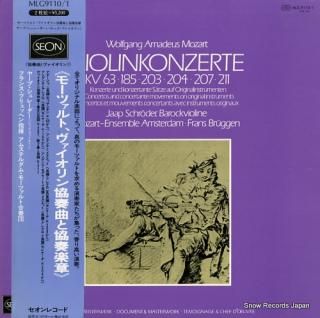 BRUGGEN, FRANS mozart; violinkonzerte kv.63, 185, 203, 204, 207, 211 MLG9110