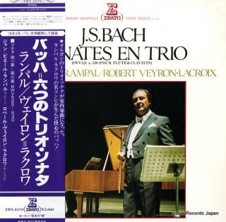 RAMPAL, JEAN-PIERRE / ROBERT VEYRON-LACROIX bach; sonates en trio ERX-2419