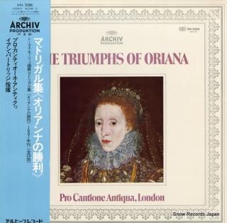 PRO CANTIONE ANTIQUA the triumphs of oriana madrigals MA5086