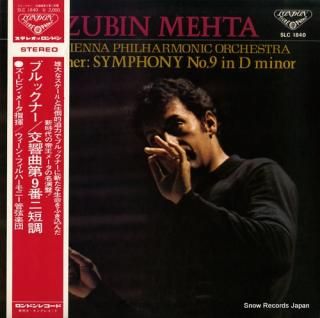 MEHTA, ZUBIN bruckner; symphony no.9 in d minor SLC-1840