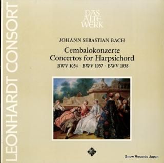 LEONHARDT, GUSTAV bach; cembalokonzerte / concertos for harpsichord SAWT9411-B