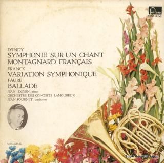 FOURNET, JEAN d'indy; symphonie sur un chant montagnard francais FCM-14(M)