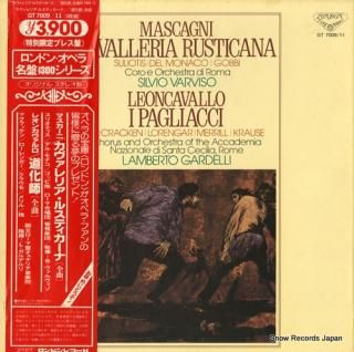 VARVISO, SILVIO mascagni; cavalleria rusticana GT7009