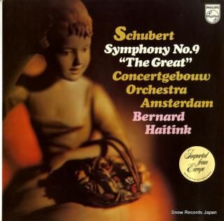 HAITINK, BERNARD schubert; symphony no.9 the great 9500097