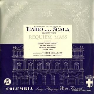 SABATA, VICTOR DE verdi; requiem mass 33CX1195