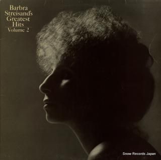 STREISAND, BARBRA barbra streisand's greatest hits volume 2 CBS10012