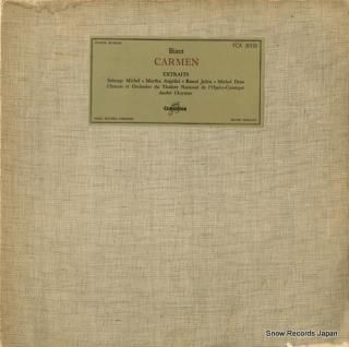 CLUYTENS, ANDRE bizet; carmen FCX30150