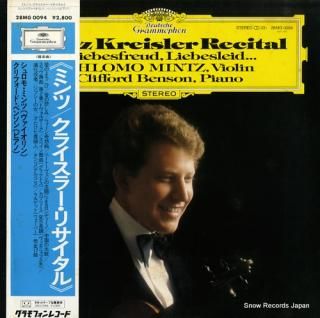 MINTZ, SHLOMO fritz kreisler recital 28MG0094