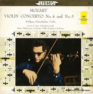 SCHNEIDERHAN, WOLFGANG mozart; violin concerto no.4 and no.5 SLGM-1047