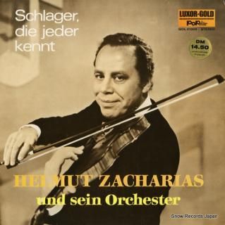 ZACHARIAS, HELMUT schlager, die jeder kennt GOL41009