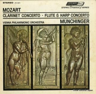MUNCHINGER, KARL mozart; clarinet concerto STS.15071