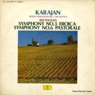 KARAJAN, HERBERT VON beethoven; symphony no.3 