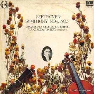 KONWITSCHNY, FRANZ beethoven; symphony no.4, no.5 FG-19