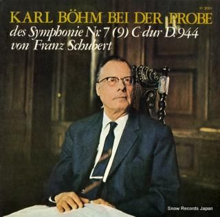BOHM, KARL schubert; bei der probe des symphonie nr.7(9) KI-3001