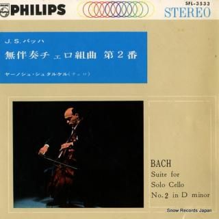 STARKER, JANOS bach; suite no.2 in d minor for unacompanied cello SFL-3533