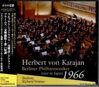 KARAJAN, HERBERT VON tuor in japan 1966 KKC2183