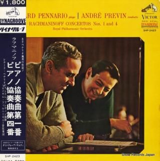 PENNARIO, LEONARD rachmaninoff; concertos nos.1 and 4 SHP-2423