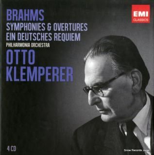 KLEMPERER, OTTO brahms; symphonies & overtures 5099940433820