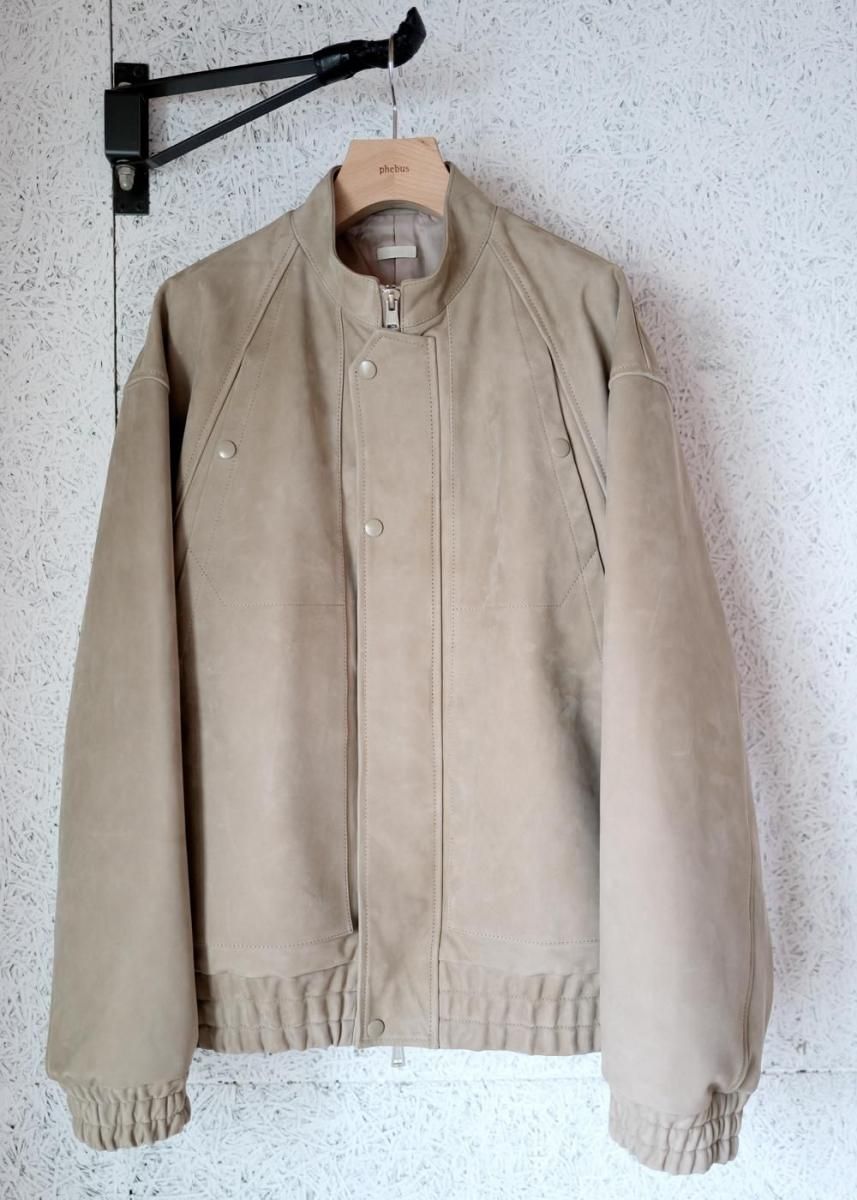 Cow nubuck blouson