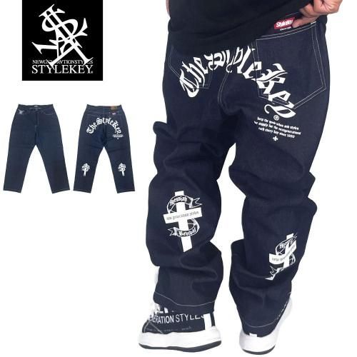 STYLEKEY 륭 Хǥ˥ѥ HOLINESS BAGGY DENIM PANTS (SK25C11-BPT01)