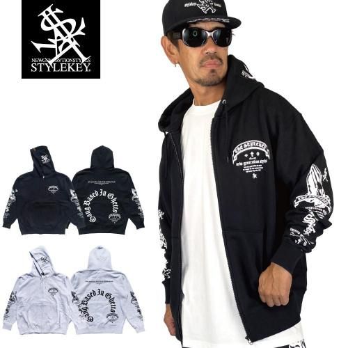 STYLEKEY(륭) åץåȥѡ ANTISOCIAL AREA ZIP HOOD SWEAT(SK25C10-SWJK01)