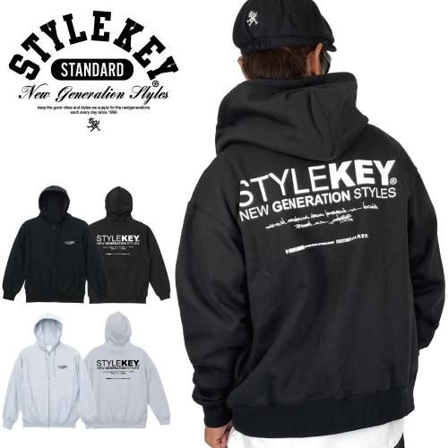 STYLEKEY STANDARD 륭  åץåȥѡ TITLE ZIP HOOD SWEAT(SK99SD-SWJK01)