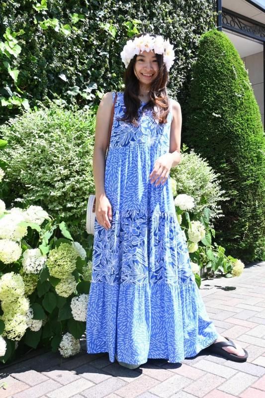 シャネルアイスラメブルーが可愛いワンピース シャネルアイスラメブルーが可愛いワンピース シャネルアイスラメ