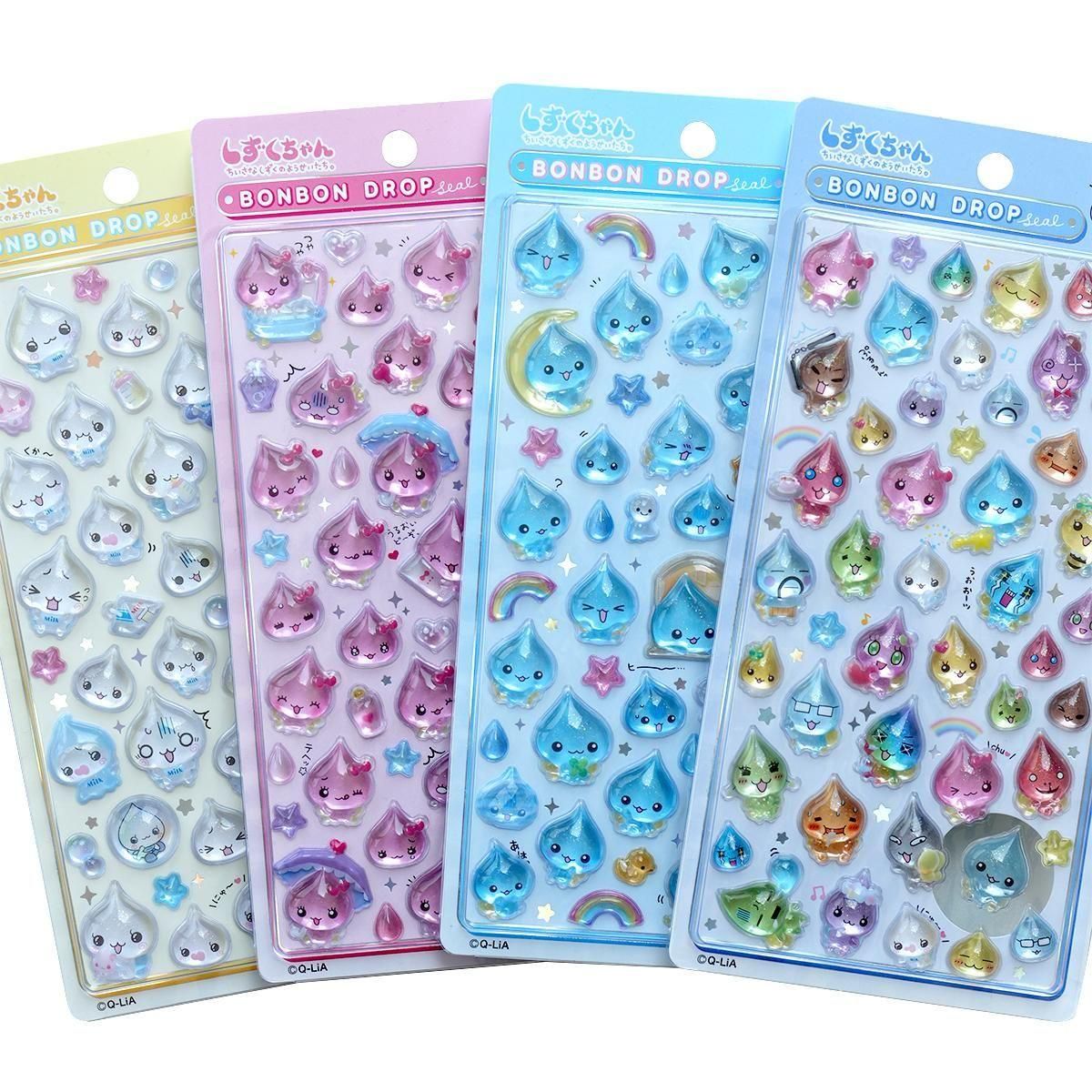ネコポス対応】ボンボンドロップシール しずくの森のなかまたち