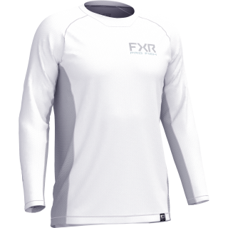 DERBY AIR UPF LONGSLEEVE WHITE/GREY