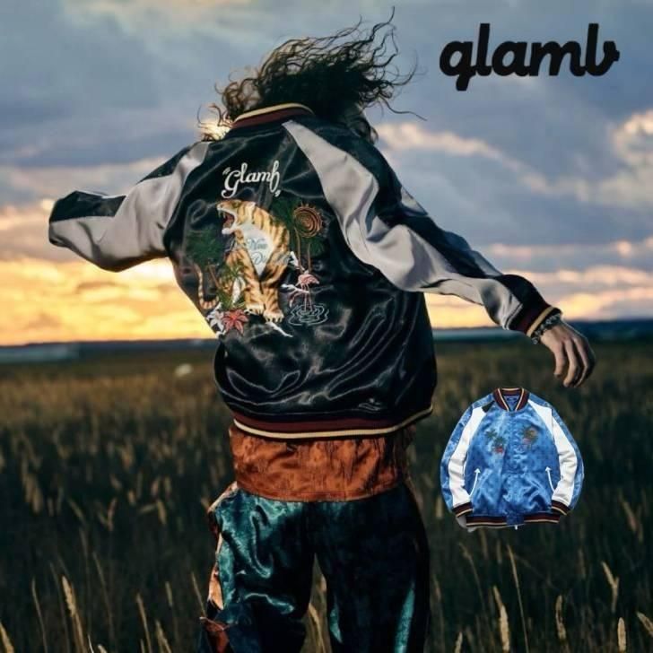 glamb    Monogram Ska Jumper Υॹѡ ֥롼/֥å S/M/L GB0124/JKT02
