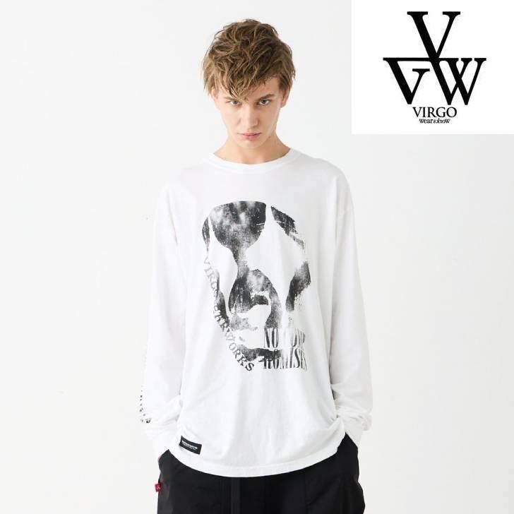 VIRGOwearworks 르  ĹµT PIERROT CHAOS L/S ۥ磻 ֥롼 ֥å VG-LSPT-105