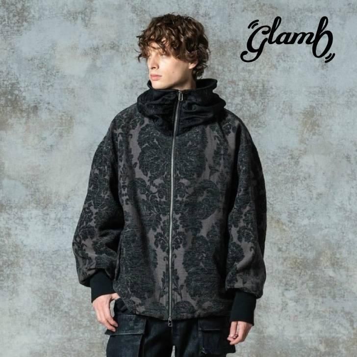 󤻾 glamb  ֥륾  Drape High Neck Jacket/ɥ졼ץϥͥå㥱å  ֥롼 㥳 ֥å GB0325/JKT09