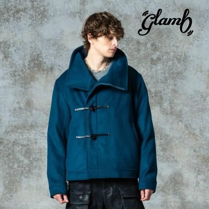 󤻾 glamb    High Neck Toggle Coat/ϥͥåȥ륳  ֥롼 졼 ֥å GB0325/JKT18