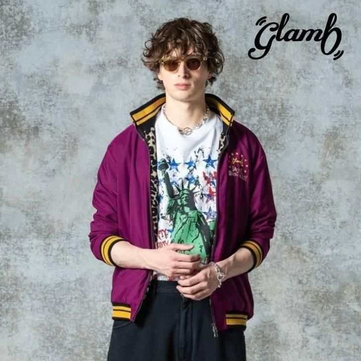 󤻾 glamb  ֥륾  Needlework Short Jacket/ˡɥ硼ȥ㥱å  ѡץ ֥롼 ֥å GB0325/JKT20